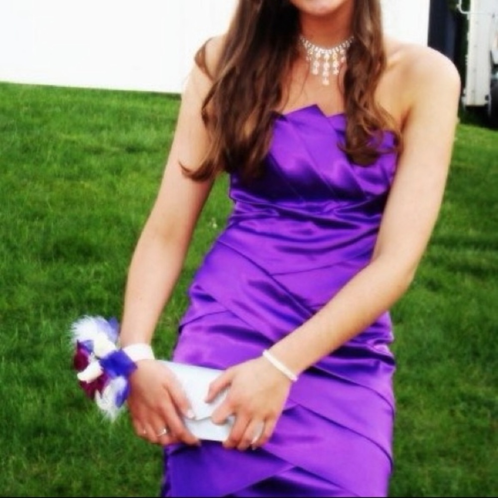 Jessica McClintock size 4 purple semi formal dress